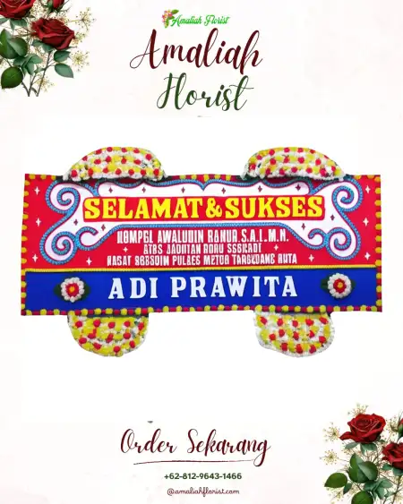 Papan Bunga Ucapan Selamat Bayat